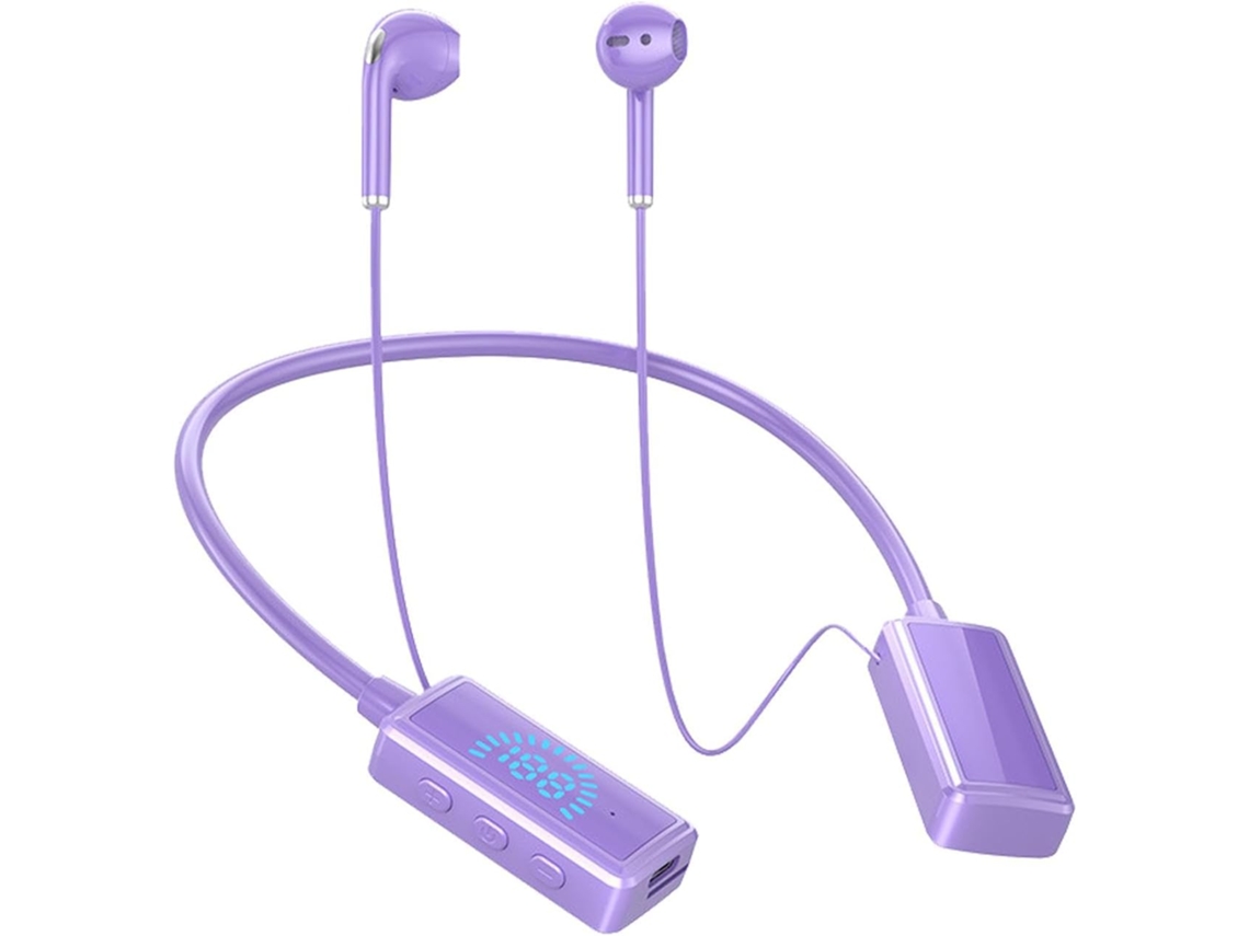 Fones De Ouvido Que Ficam Atrás Do Pescoço, Sem Fio Ao Redor Pescoço.