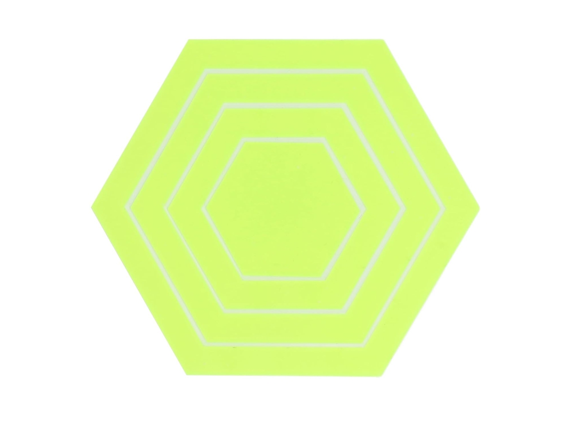 Molde Hexagonal De Acrílico Para Colcha, Conjunto Multifuncional Hexagonal