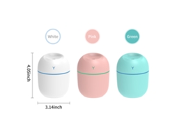 Umidificador usb de 220ml com luz noturna, portátil, silencioso LAXISCREED