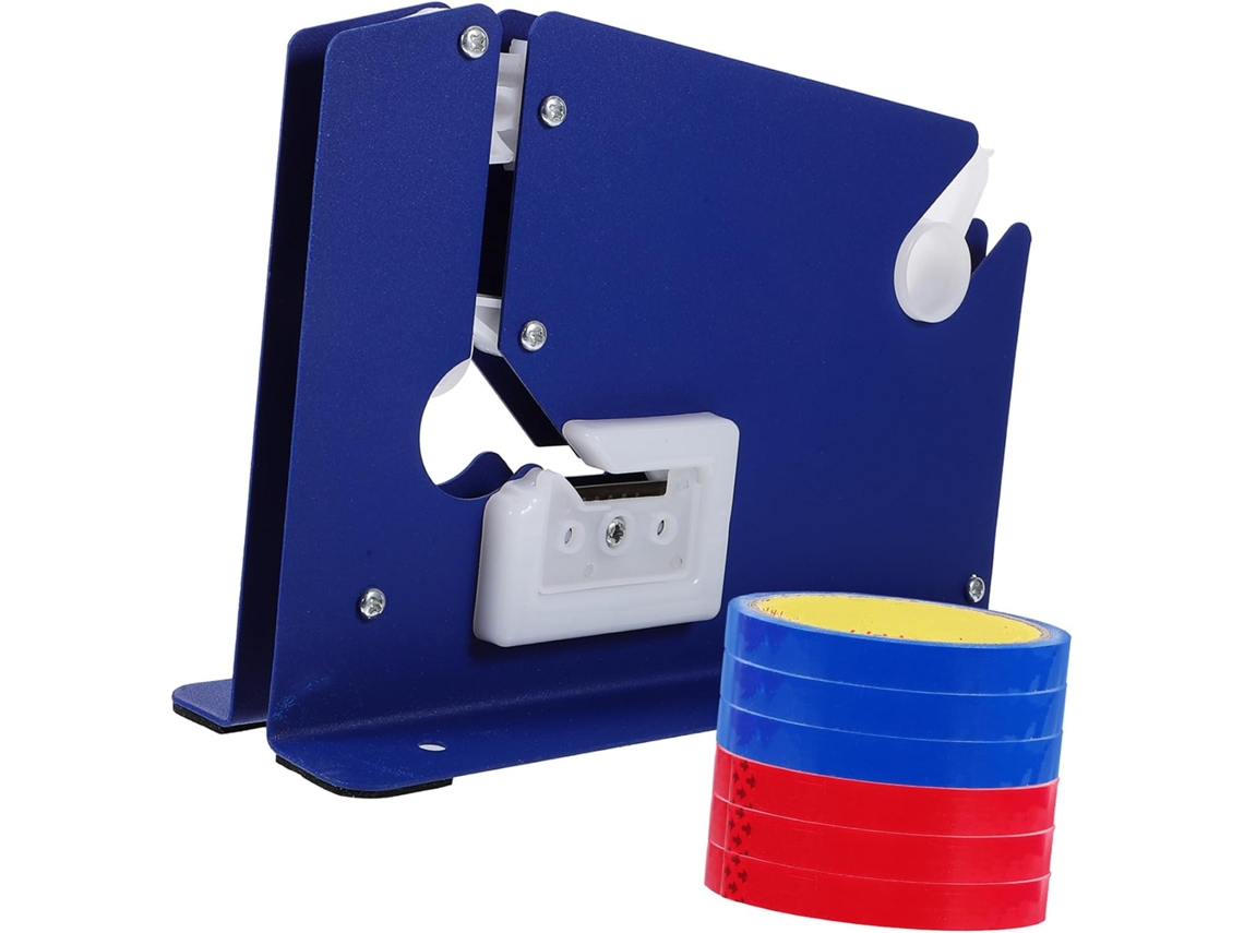 Cortador De Fita Adesiva Alipis 12mm, Cor Aleatória, Com 6-rolos, Dispensador Resistente Para Sacolas, Ideal Para