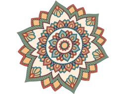 Mandala Em Pvc Autoadesivo Removível, Adesivo Decorativo De Parede, Arte Elegante Para Sala De Estar E Quarto. Mandala Em Pvc Autoadesi Gokoco