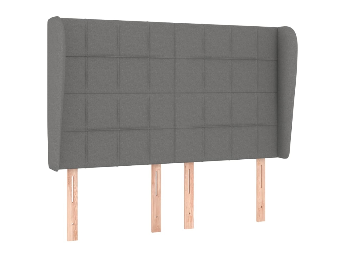 Headboard, Headboards Vidaxl Cinzeto Tecido (147 X 23 X 118/128 Cm)