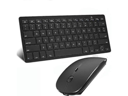 Kit de teclado e rato Bluetooth Fasst, sem fio, compatível, S/MARCA