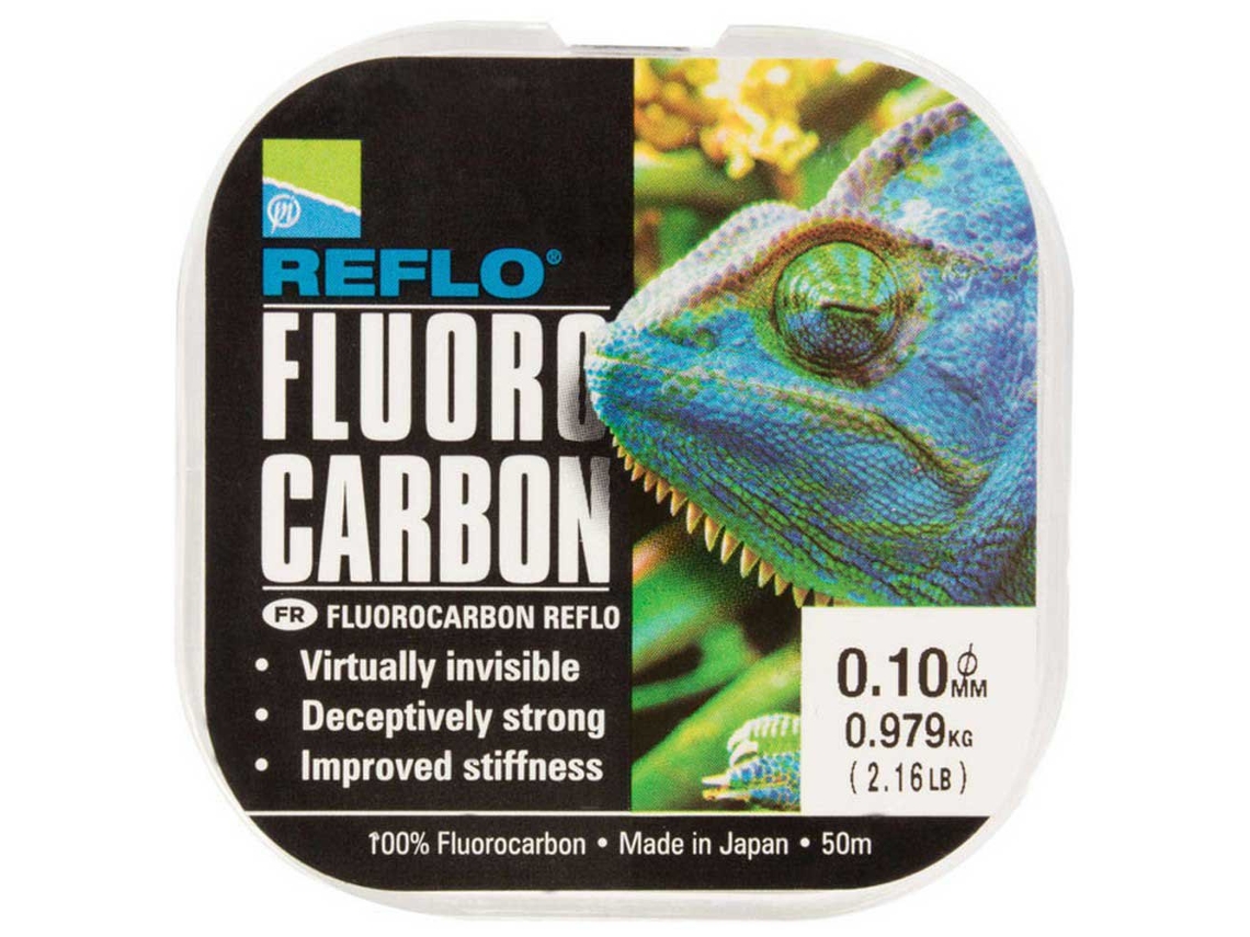 Fluorocarbono Reflo Power 50 M Azul 0.080 Mmpreston Innovations
