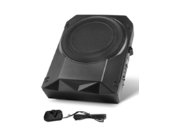 Subwoofer para Abaixo do Assento de Automóvel 254 Mm 400 W Alto falante Compacto Carro com Amplificador Incorporado, Entrada Nível Alto, Controlador