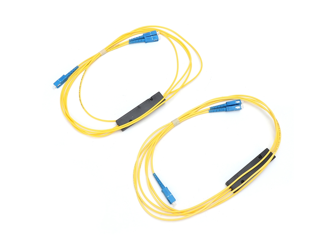 Divisor de Fibra Óptica 1x2 Awts perda de inserção máx 3.8db