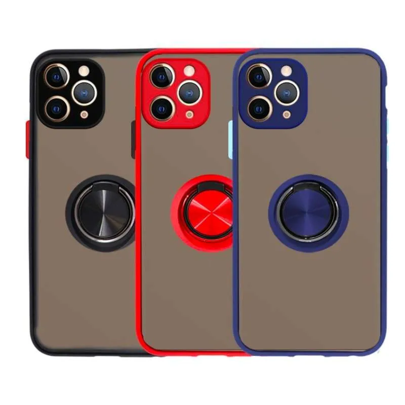 Capa de anel de fumaça iPhone 13 Pro Max-Vermelho-ZT-4250