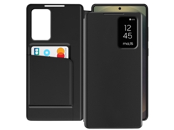 Estojo Janela Para Samsung Galaxy S25 Ultra Avizar Pele Preto