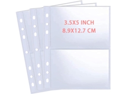 30 Unidades De Capas Protetoras Ultrafinas E Transparentes Photocards, 120 Bolsos, Capas Protetoras Colecionáveis