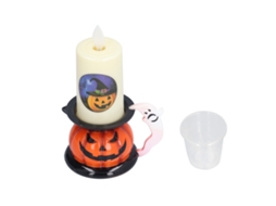 Vela Decorativa Halloween Com Bateria Durável