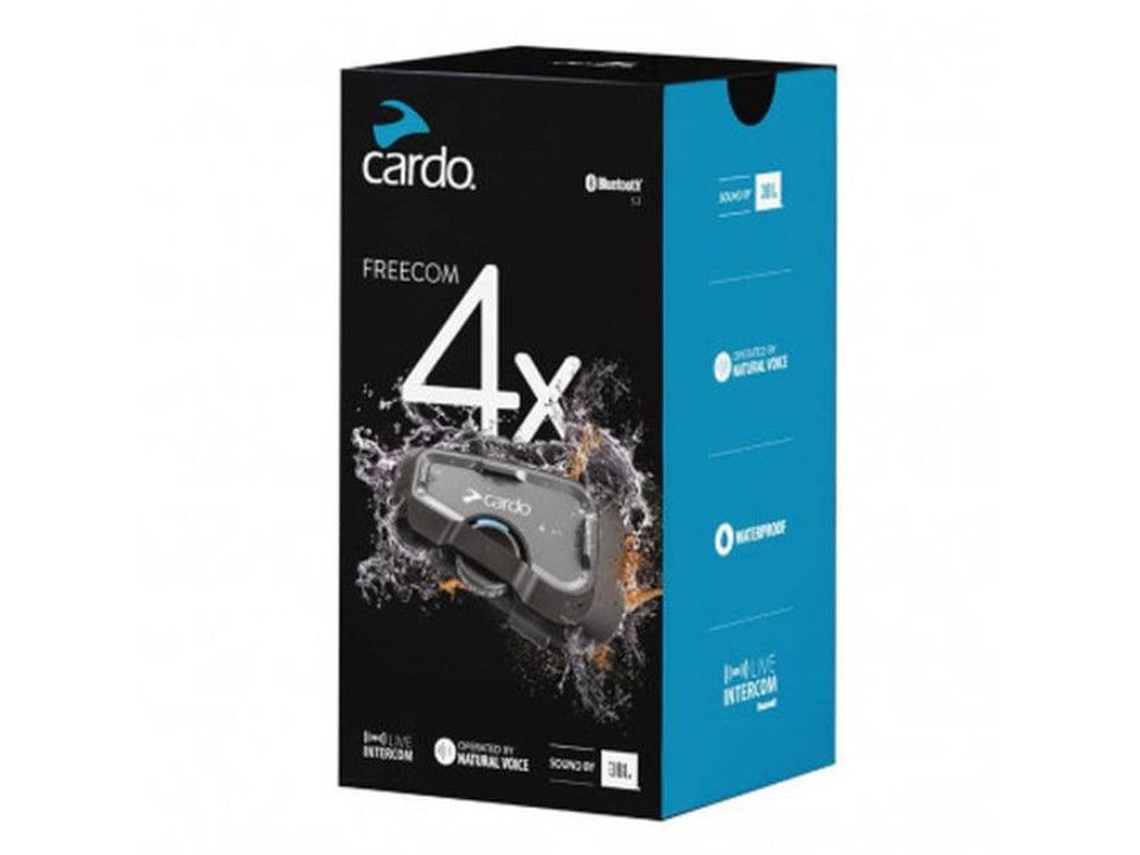 Intercomunicador para Capacete Cardo Freecom 4x Duo  Preto Tamanho Unico