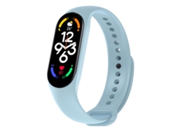 Capa para Xiaomi Smart Band 10/9/8 Silicone com Cor Sólida Azul XIAOMOYU