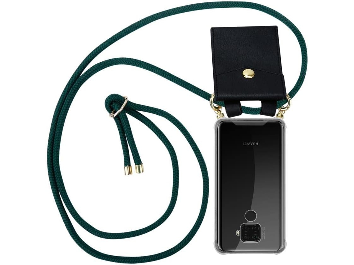 Capa Colar Exército Anéis Ouro para Huawei Huawei Mate 30 Lite HONGWE. Silicone Transparente