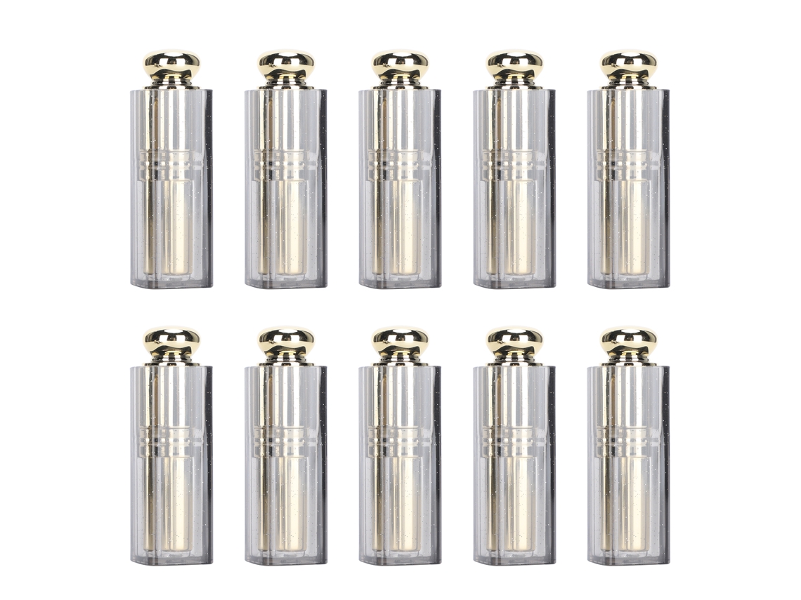 Tubo De Recipiente De Bálsamo Labial De Abs Reutilizable Para Diy