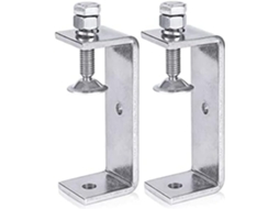 Conjunto De 2 Grampos Metálicos De Alto Desempenho, Grampo Tipo C, Para Madeira Com Ranhuras De Mandíbula
