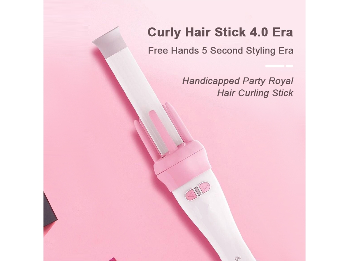 Chapinha De Cabelo Automática Para Cachos Duradouros Sem Danos Volume Grande Ondas Femininas Fácil De Usar
