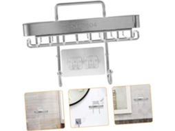 Saboneteira de parede ventilada GOKOCO, inox 304, prática