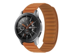 Pulseira De Silicone Magnética Em Cores Contrastantes