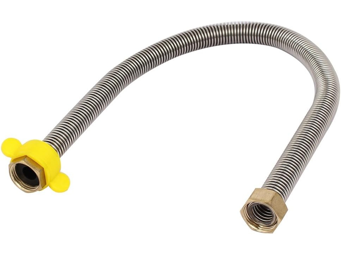 Conexão Telescópica Corrugada para Vaso Sanitário com Rosca Interna de 20 Mm e Comprimento 50 Cm CHABERLU