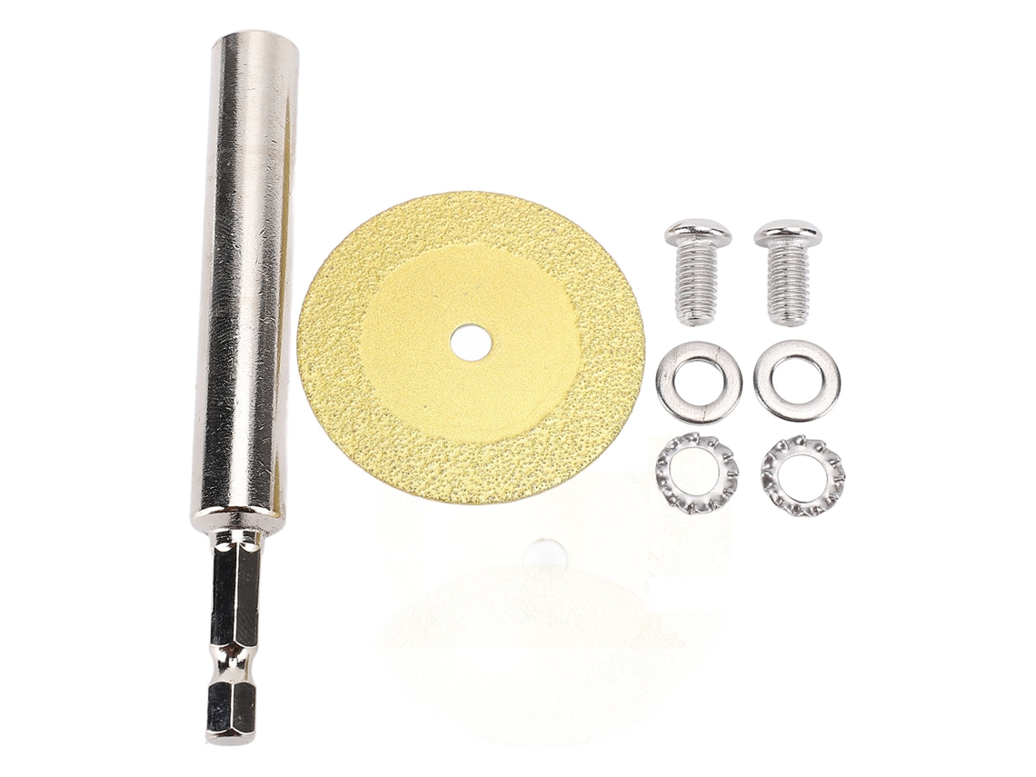 Roda de Corte Diamantada Primerox com Porto Hexagonal 1/4 Polegada para Ferramenta Rotativa 10cm | S/MARCA
