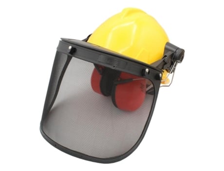 Pantalla , Casco Y Auriculares Proteccion Forestal Kit Faher