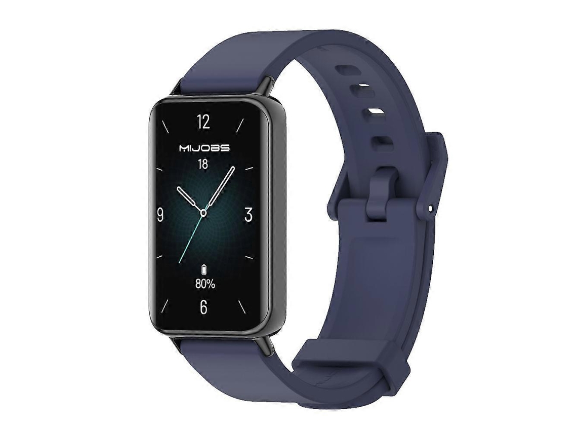 Pulseira De Silicone Mijobs De Cor Sólida Para Honor Band 10/9
