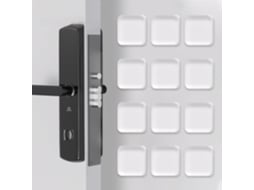 12 Protetores Parede Silicone Transparentes 4cm Autoadesivos ZYBLSSBB