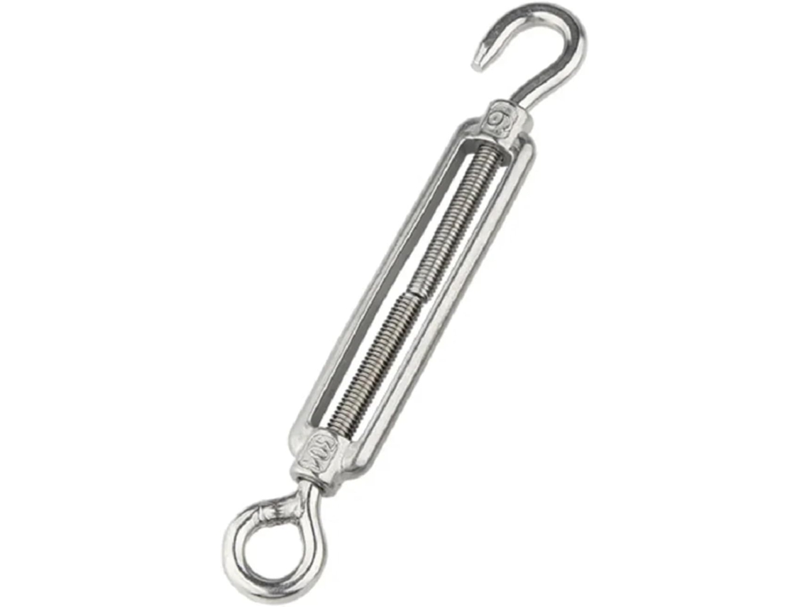 Esticador De Aço Inoxidável, Esticador De Arame Aço Inoxidável 304 M4 M24 Prateado Lona Sombreamento Jardim Tipo Oc