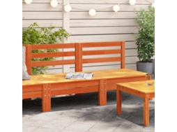 Vidaxl Sofás S/ Apoios Braços P/ Jardim 2pcs Pinho Maciço Castanho-mel