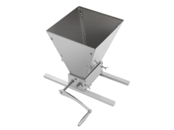Moedor De Grãos, Distância De Rolos Ajustável, Aço Inoxidável Durável, Prata