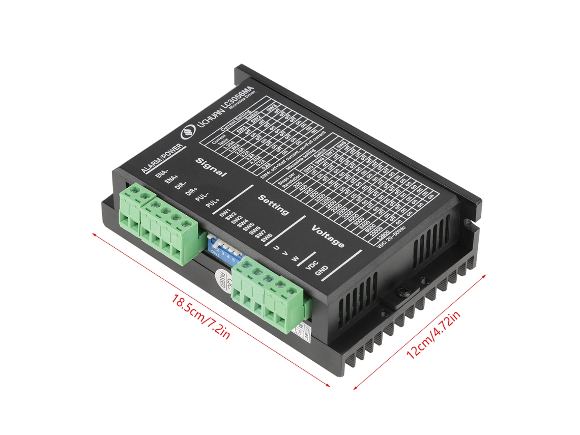 Driver de Motor Passo 20 50v 5.8a 3 fases