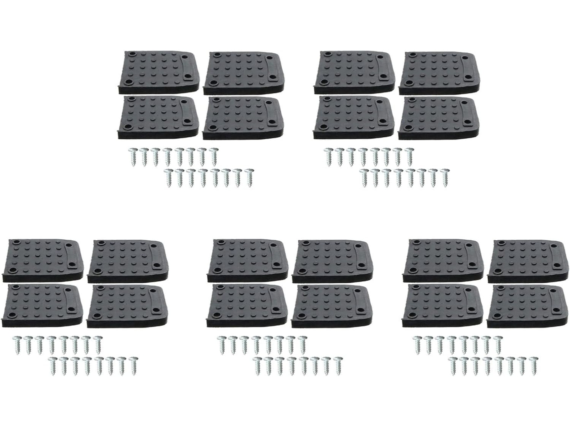 Almofadas Antiderrapantes Para Drywall, 20 Peças De Solas Pernas Pau,