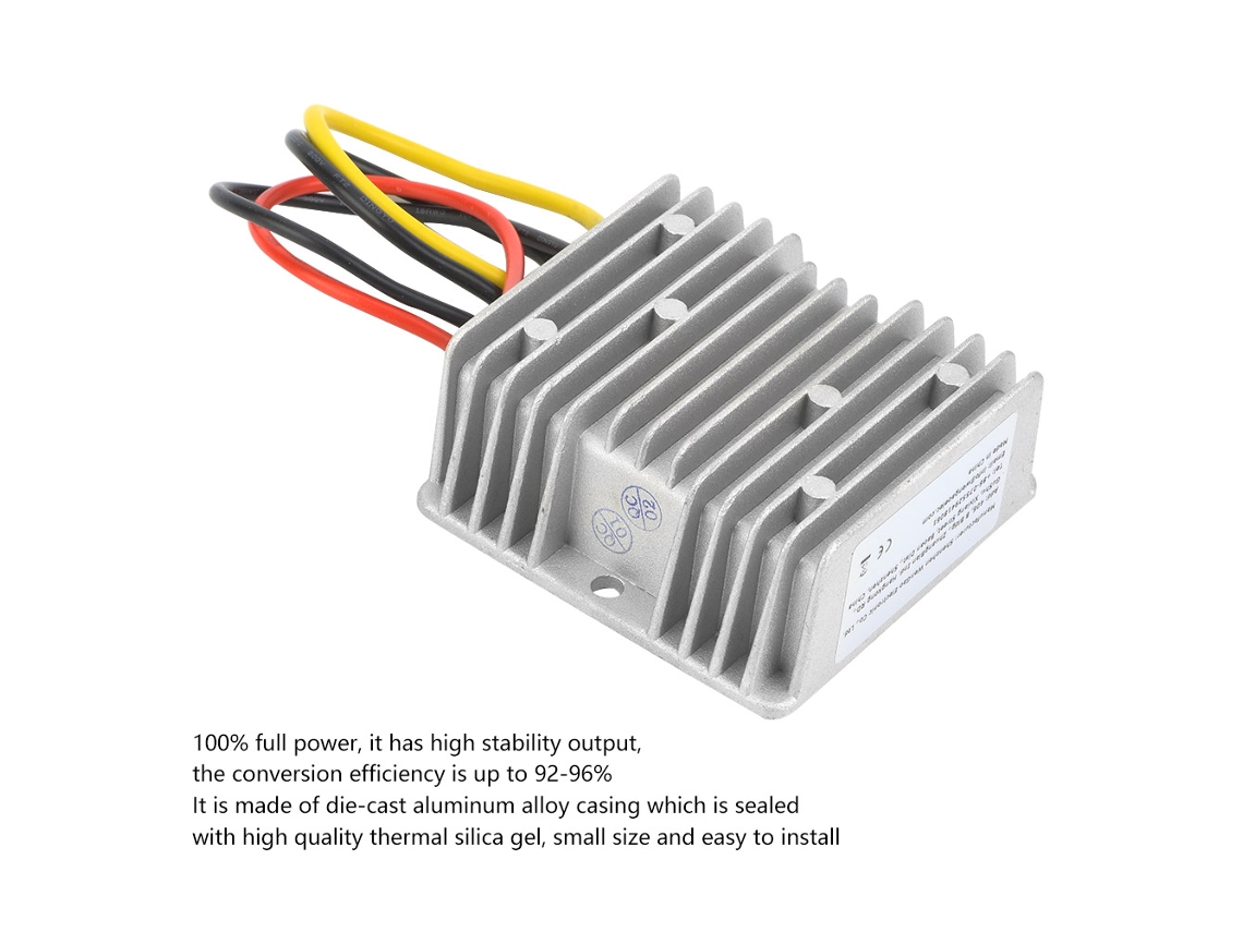 Conversor Step-down Laxiscreed Dc 24v Para 12v, 20a, 240w Em Alumínio Fundido