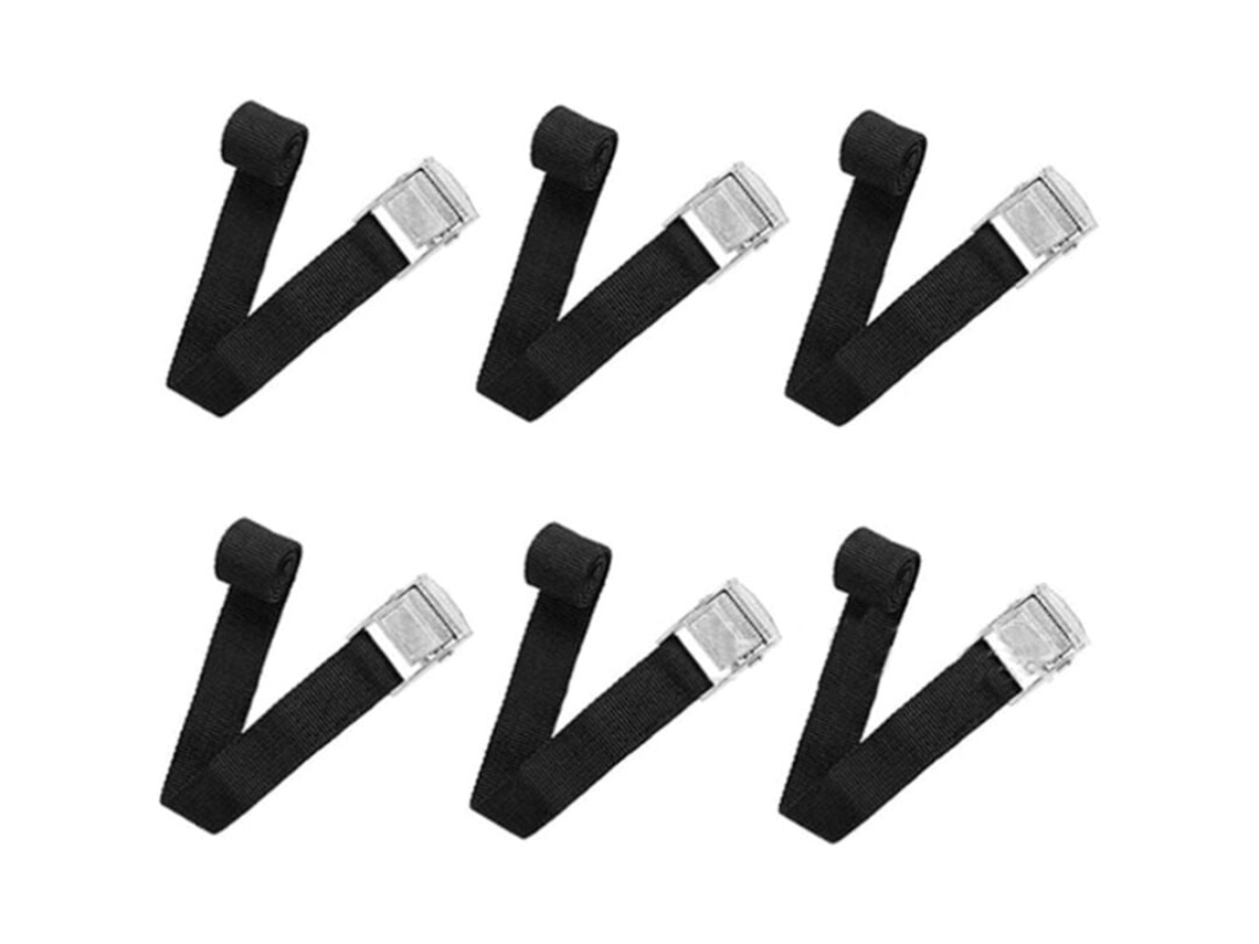 Lurelia Cinta Bagagem, Fivela Segura, Nylon Reforçado, Conjunto 6 Peças, 100kg