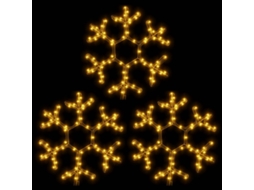 Christmas Snowflake Figure, Christmas Snowflake Figures Vidaxl (38 X 37 Cm)