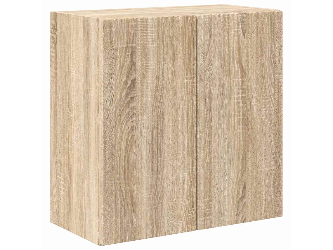 Armário de Tv de Parede Carvalho Sonoma com 59,5x31x60 cm MAISON EXCLUSIVE