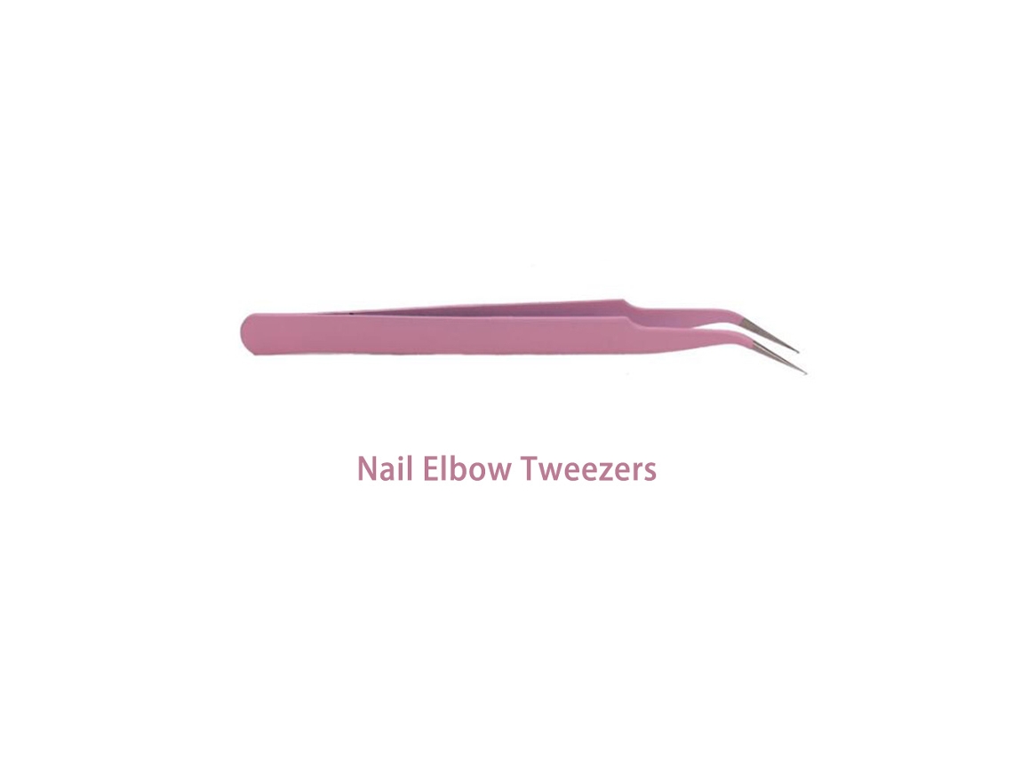 Pinzas De Acero Inoxidable Rectas Y Curvas Para Cejas, Pestañas Y Arte De Uñas Diy