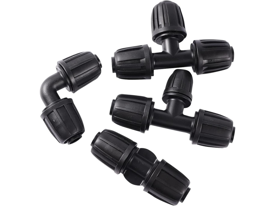 Conector de Mangueira Polietileno 16 Mm para Rega Jardim, Irrigação Agrícola S/MARCA