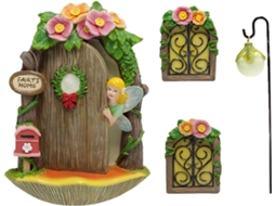 Conjunto De Portas E Janelas Féeriques, Portas Fériques Para Árvores Externas, Decoração Externa De Gokoco