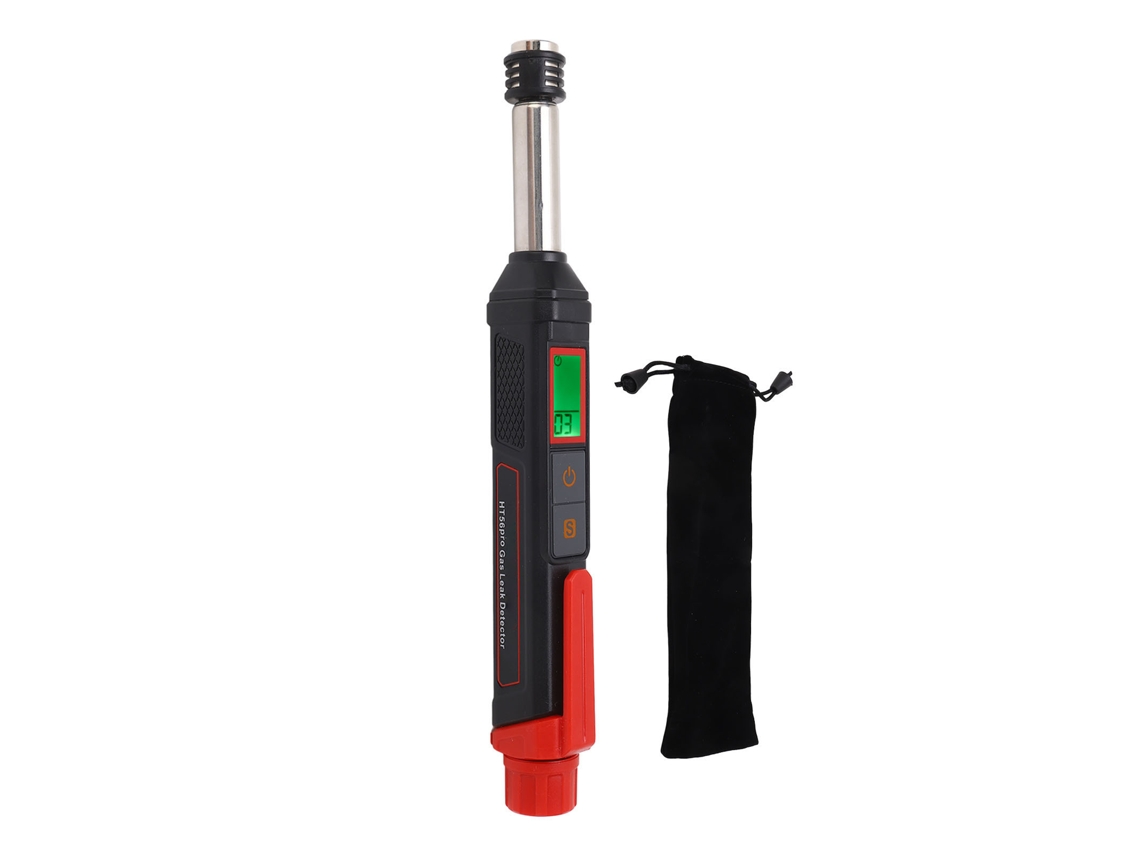 Detector Portátil De Fugas De Gas Com Tela Lcd E Alarme Visual E Auditivo