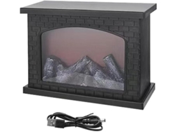 Lanterna De Chaminé Led Sem Chama | Funciona A Pilhas E Recarregável Via Usb Luminária De Mesa Decorativa