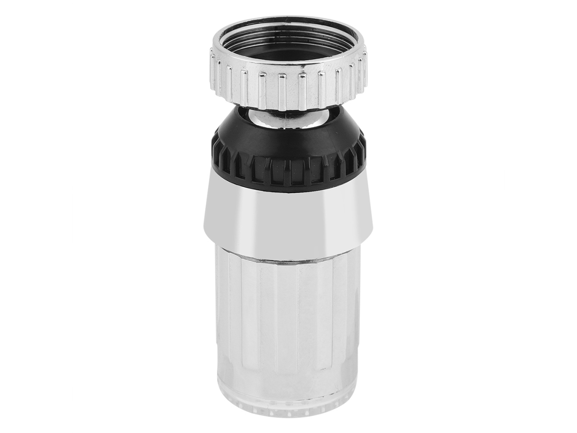 Jato De Torneira De Cozinha Giratório 360° Com Luz Led 3 Cores