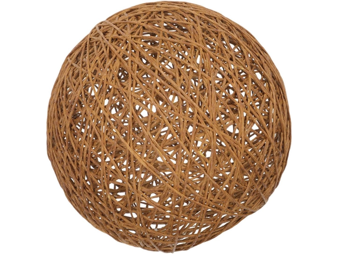 Cúpula Decorativa, Ajustável E Protetora Em Rattan Para Lustre.