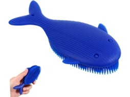 Escova De Banho Esfoliante Silicone Em Formato Baleia Wooneky Para Corpo E Cabelo Limpa Massageia