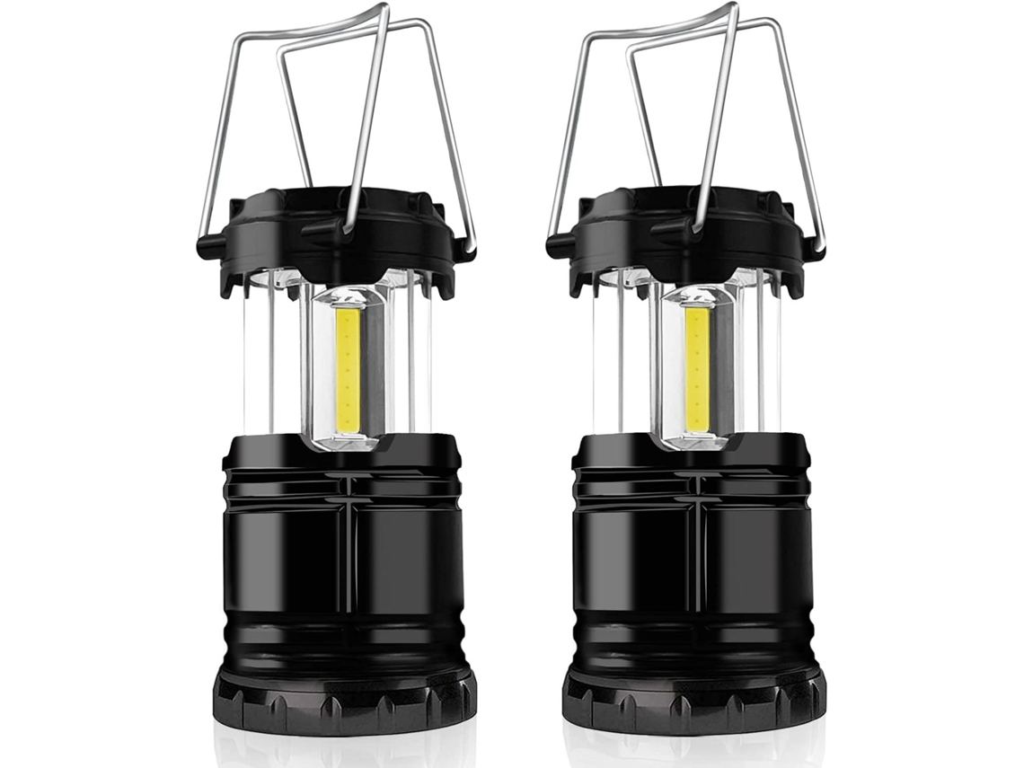 Luzes De Acampamento, Pacote Com 2 Lanternas Led Portáteis Com Gancho Dobrável, Luzes De Barraca À Prova Dágua Para Uso Externo, Aquaforge