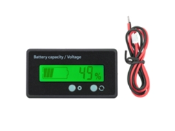 Monitor de Capacidade de Bateria Lcd Impermeável Gy 6gs 12 84v com Display Verde S/MARCA