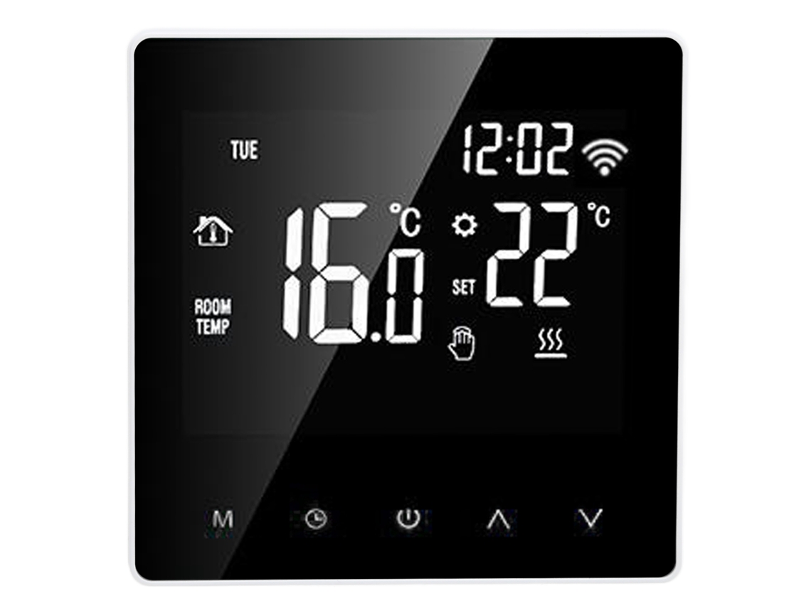 ME81H termostato inteligente WiFi, LCD, controle de temperatura, 230V, aquecimento elétrico e piso | S/MARCA