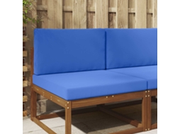 Vidaxl Almofada Para Sofá Externo 2 Pcs Azul Royal Poliéster