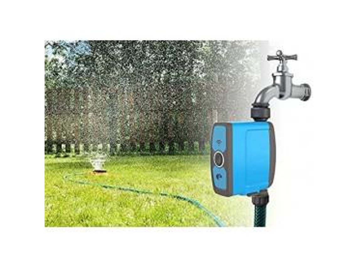 Programador De Riego WiFi 2 Zonas Garza Smart - Con Sensor De Humedad Y Hub, Control Por App, Ahorro De Agua
