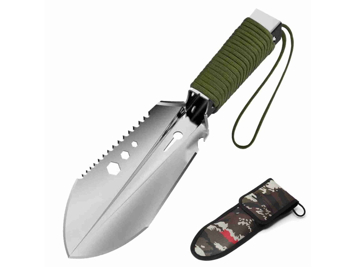 Pá Multifuncional 8 em 1 para Camping e Hiking